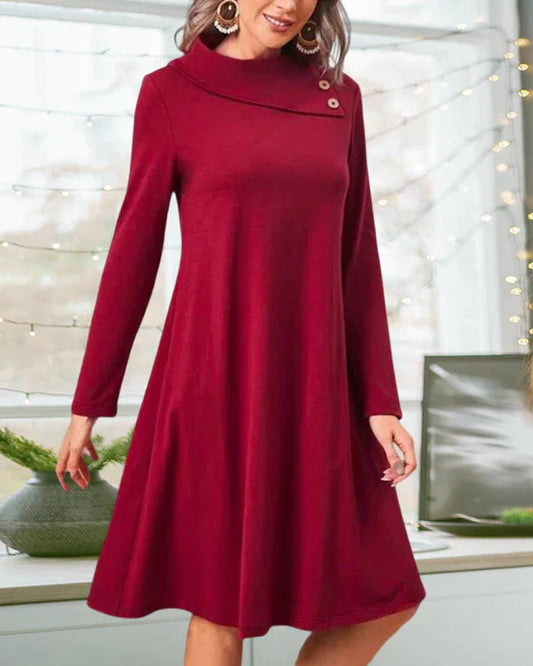 Levine - Elegant rød kjole